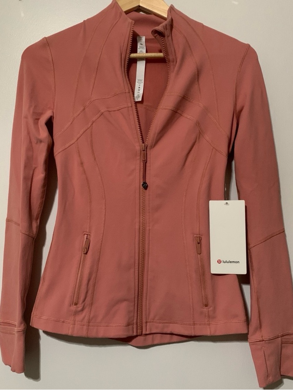 Lululemon Women's Dusty Rose Zip-Up Jacket